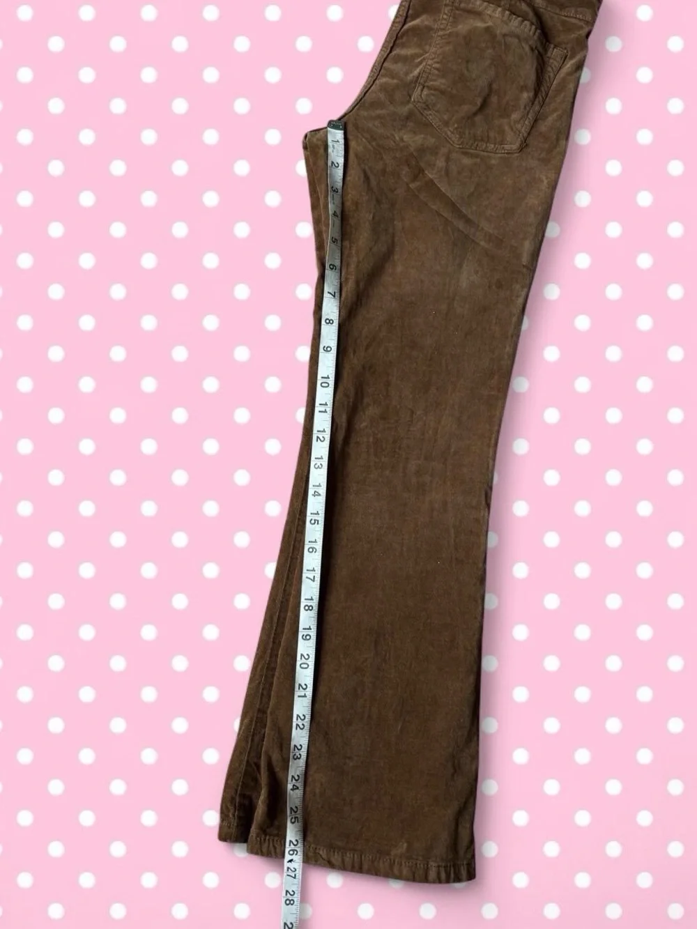 Free People Light Brown Corduroy Pull-On Pants